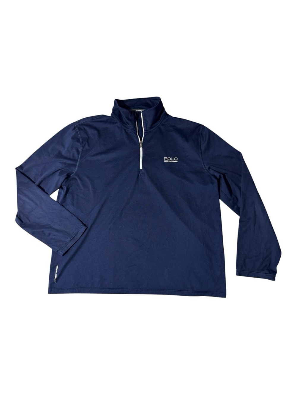 Polo Sport Ralph Lauren mens XL Nancy mule solid performance 1/4 zip sweater